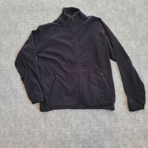 Vintage Oakley Full Zip Fleece Jacket Mens Medium Gorpcore Zip Pockets Stretch
